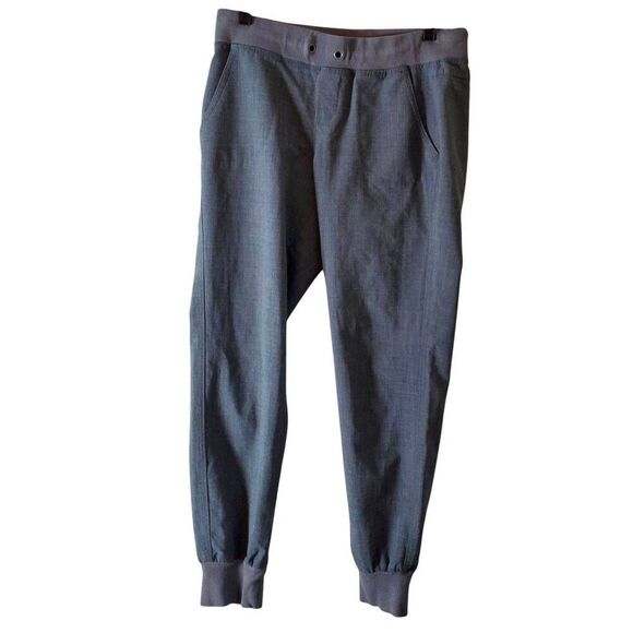 ATHLETA Wool City Joggers 'Charcoal Grey' Size 2 - Picture 2 of 3